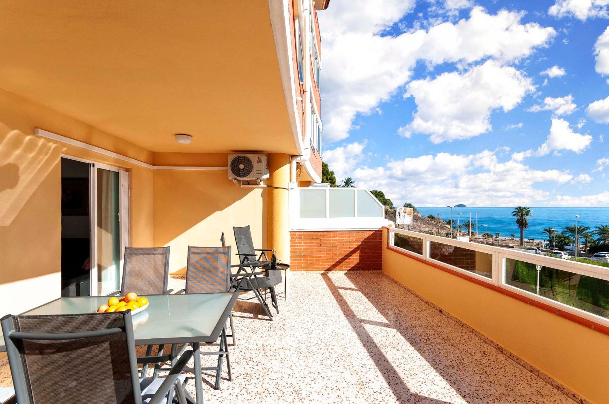 Primera Linea, Gran Terraza, Maravillosas Vistas, Alto Standing Villajoyosa Exteriér fotografie