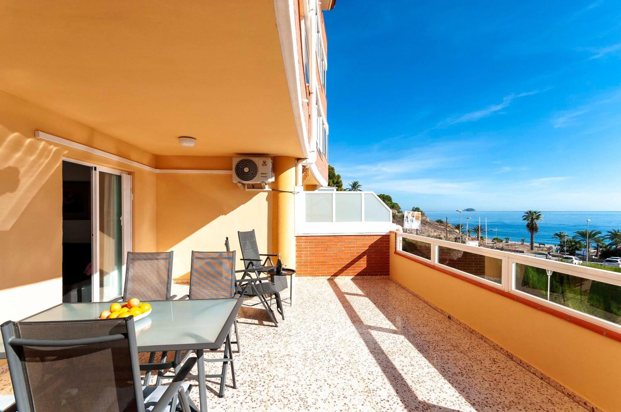 Primera Linea, Gran Terraza, Maravillosas Vistas, Alto Standing Villajoyosa Exteriér fotografie