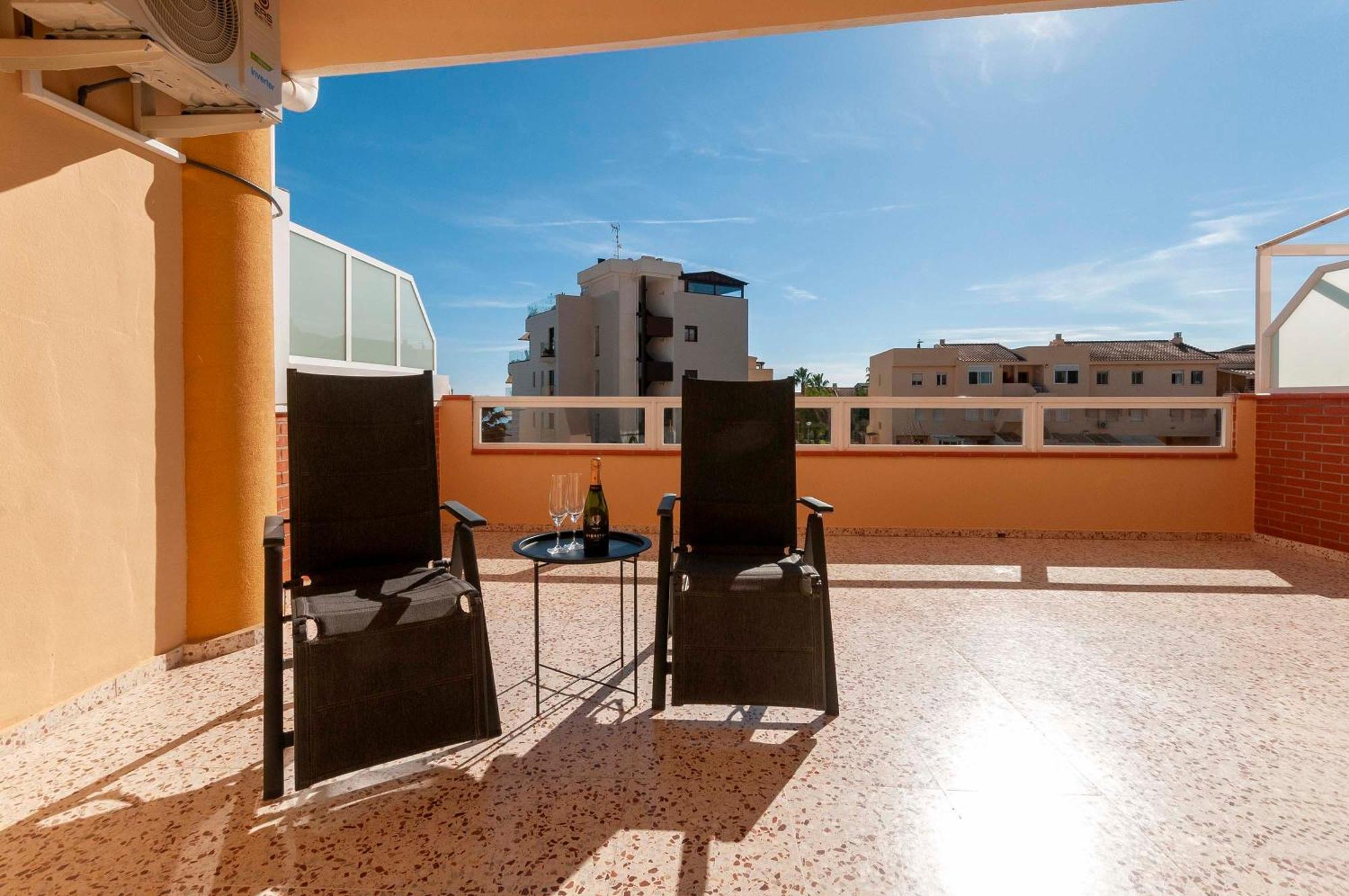 Primera Linea, Gran Terraza, Maravillosas Vistas, Alto Standing Villajoyosa Exteriér fotografie